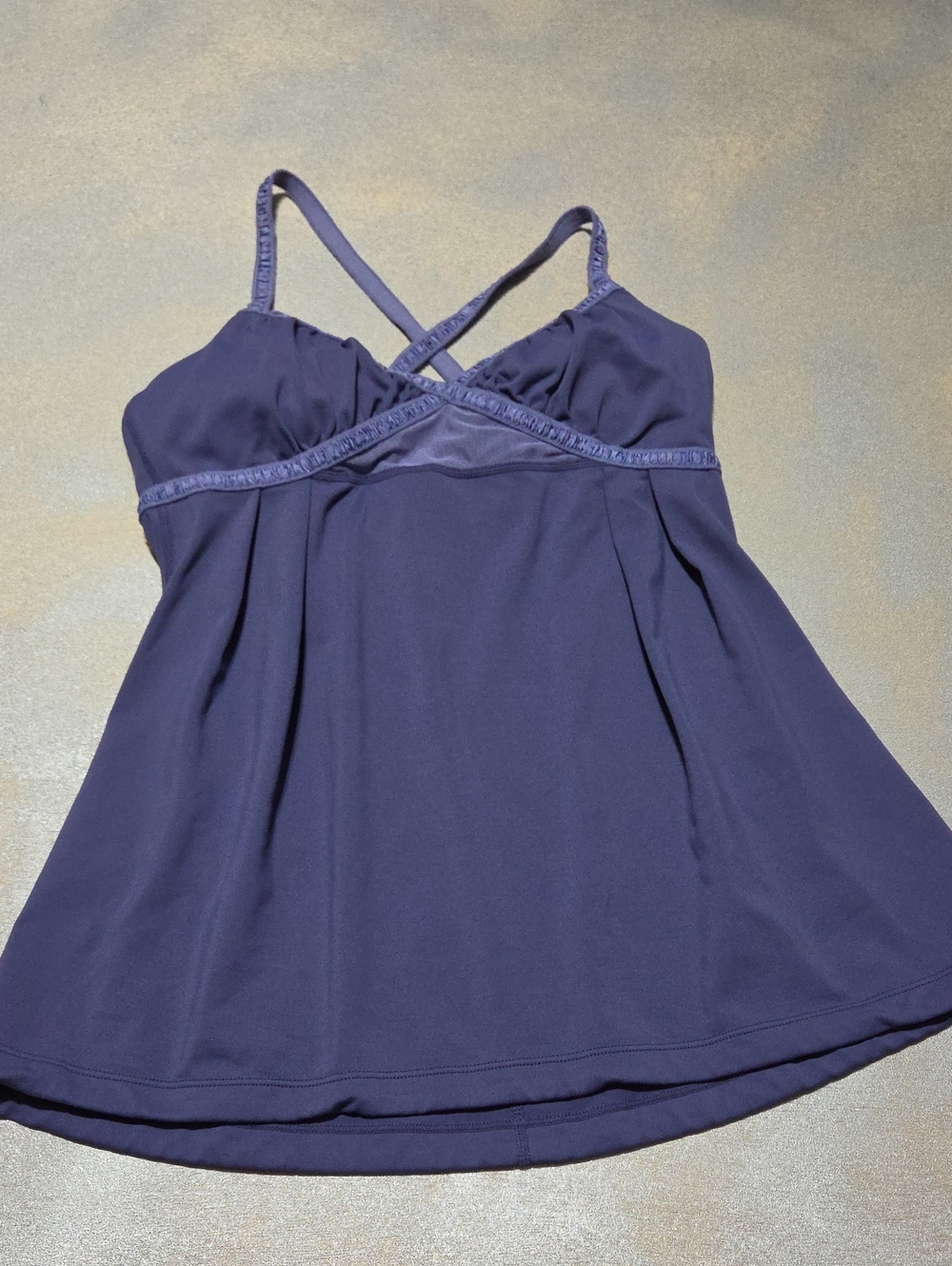 lululemon athletica Crossback Camisole in Deep Purple